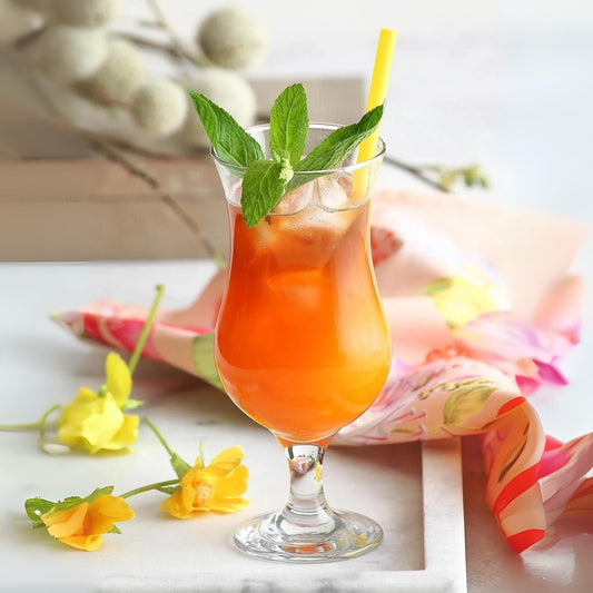 Hurricane Cocktail Glasses 16 Oz - LAV FIESTA - Set of 6