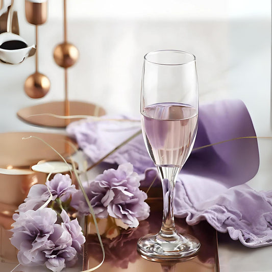 Champagne Flutes 7 Oz - LAV MISKET - Set of 6