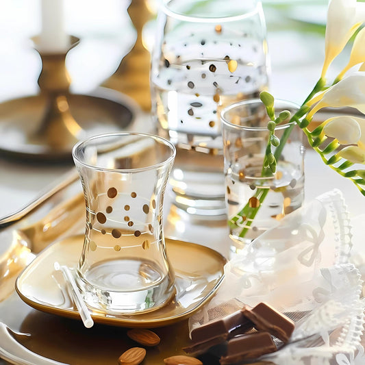 Teacup & Saucer Set 6 Oz - LAV GLORY - Set of 12