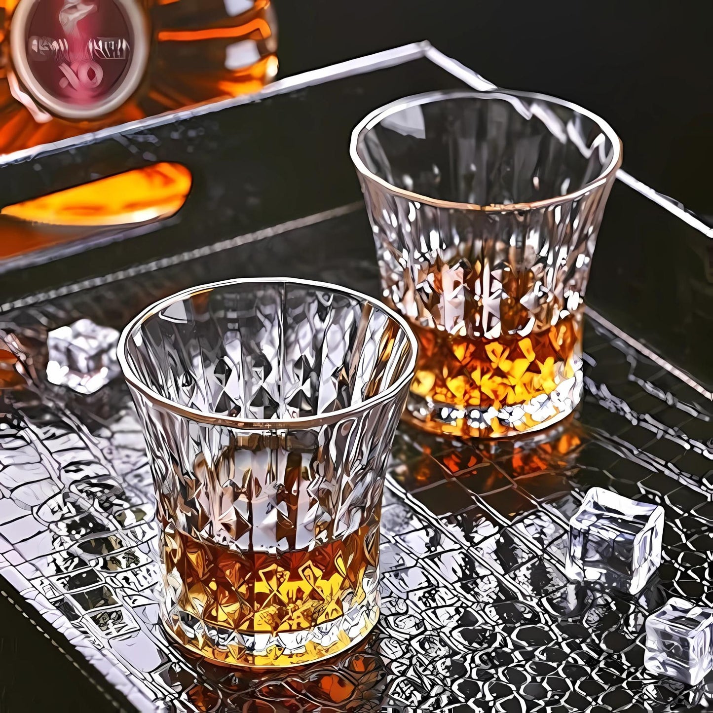 Whiskey Glasses 9 Oz - Set of 6