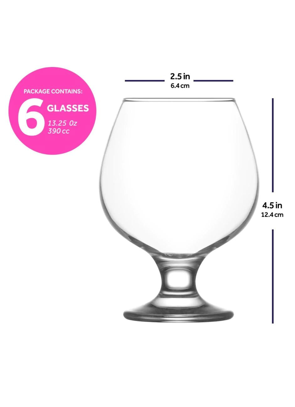 LAV MISKET 13.25 oz Brandy Glasses - 6 /Case