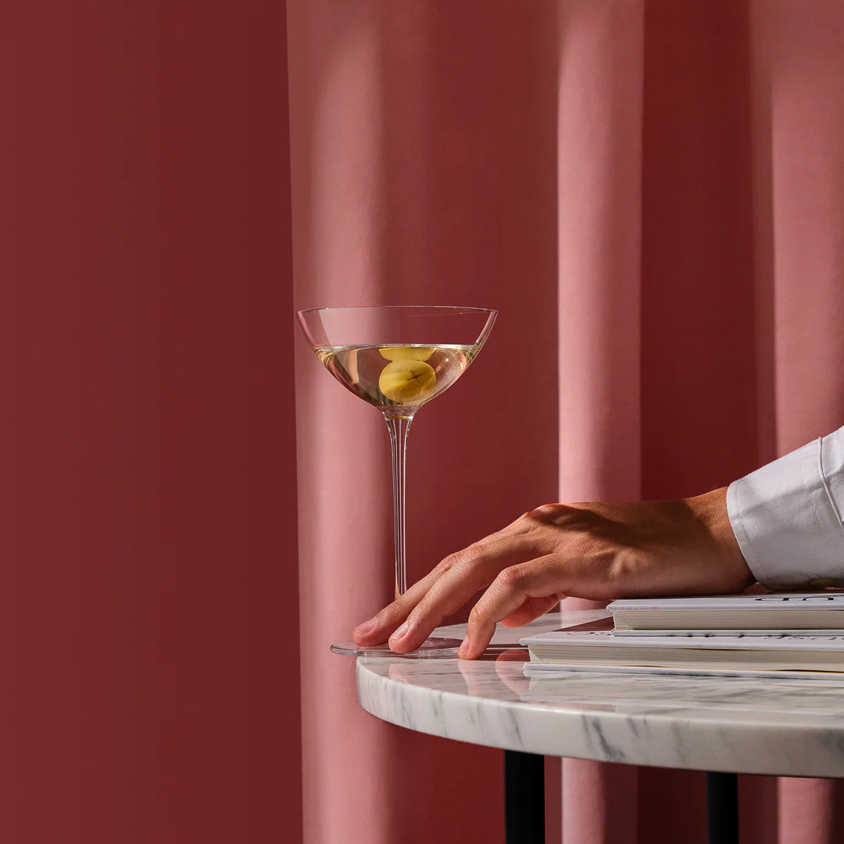 Crystal Coupetini Glasses 5.75 oz – Nude Savage - Set of 6