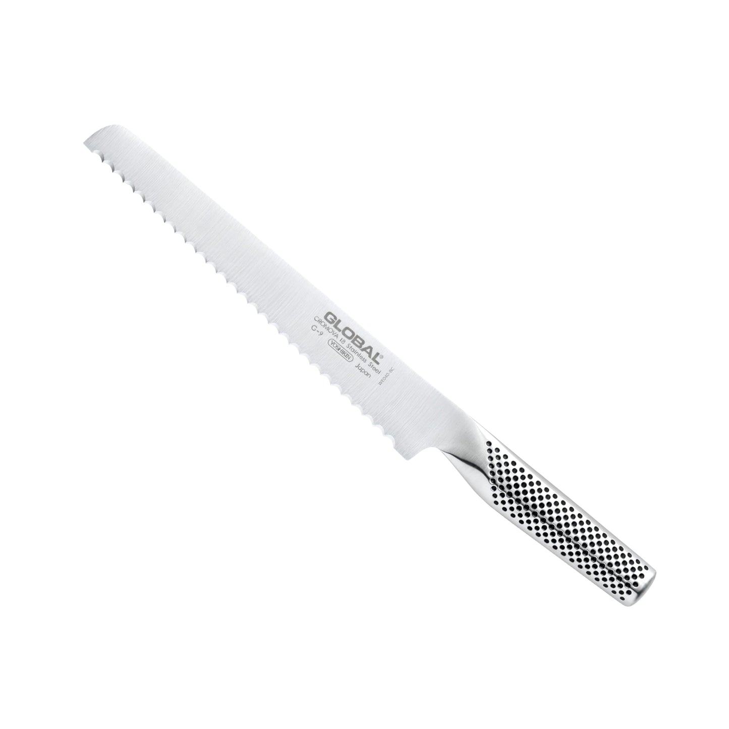 Global G-9 Bread Knife – 22cm Serrated Japanese Stainless Steel