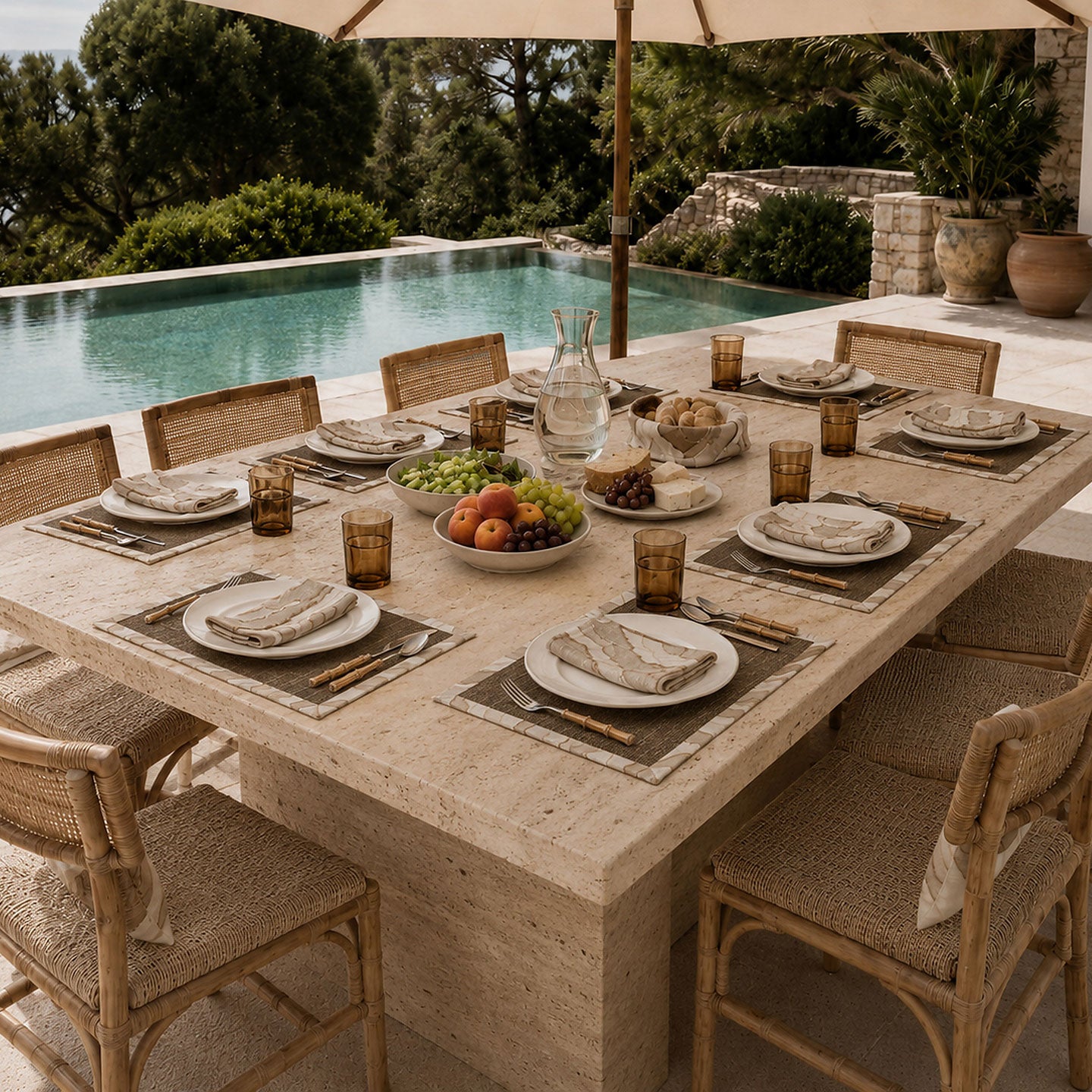 Loomé Home Canyon Border Reversible Placemat