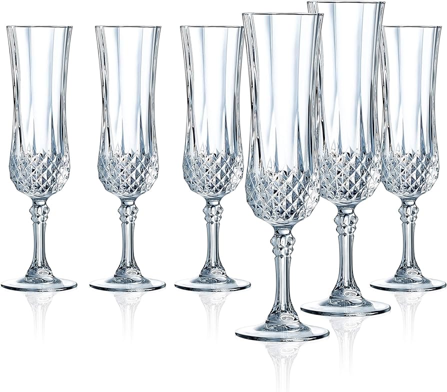 IKIDO YJSK-32031 Longchamp Champagne Flute 155ml - Set of 6