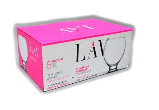 LAV NECTAR 9.5 oz Soft Drink Glasses - 6 /Case