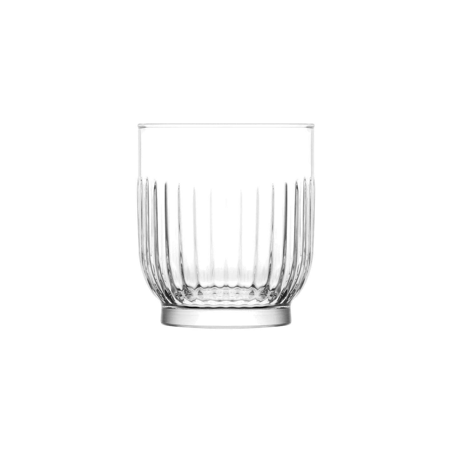Ribbed Whisky Glasses 11oz - LAV TOKYO - Set of 6