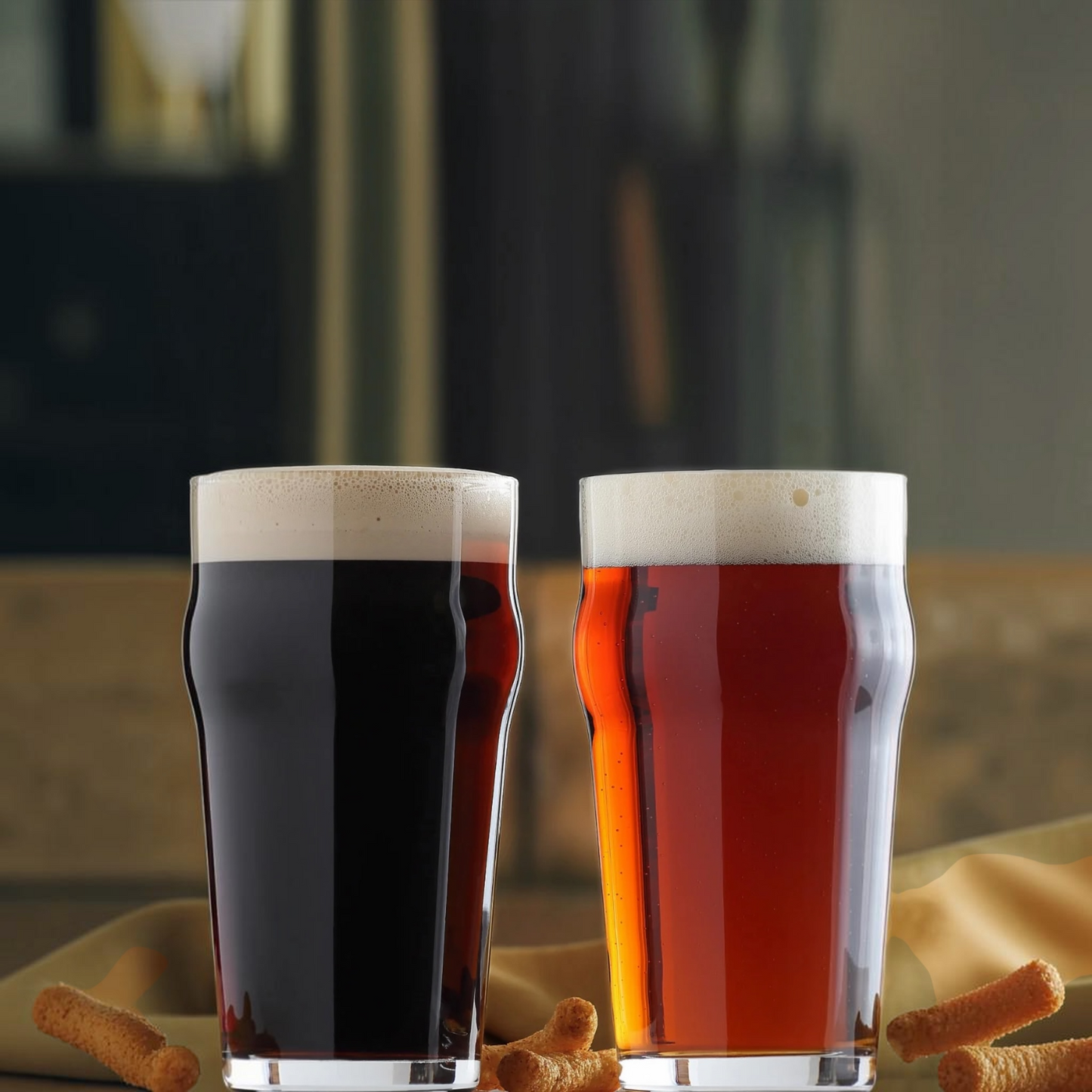 Nonic Beer Pint Glasses 19.25 oz– LAV NONIQ – Set of 6