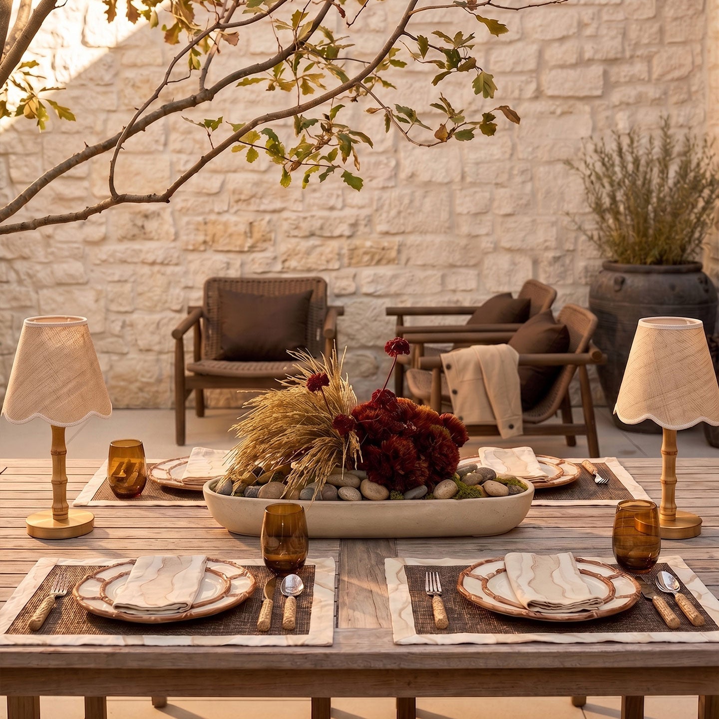 Loomé Home Canyon Border Reversible Placemat
