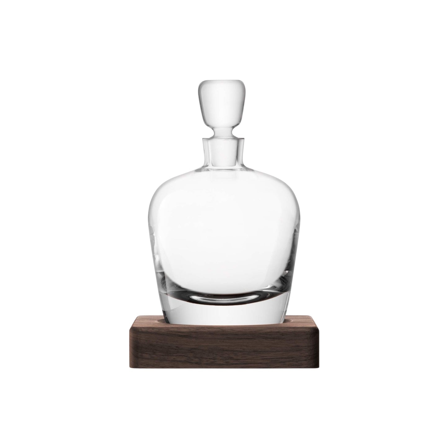 LSA Arran Crystal Whisky Decanter with Walnut Base – 1L