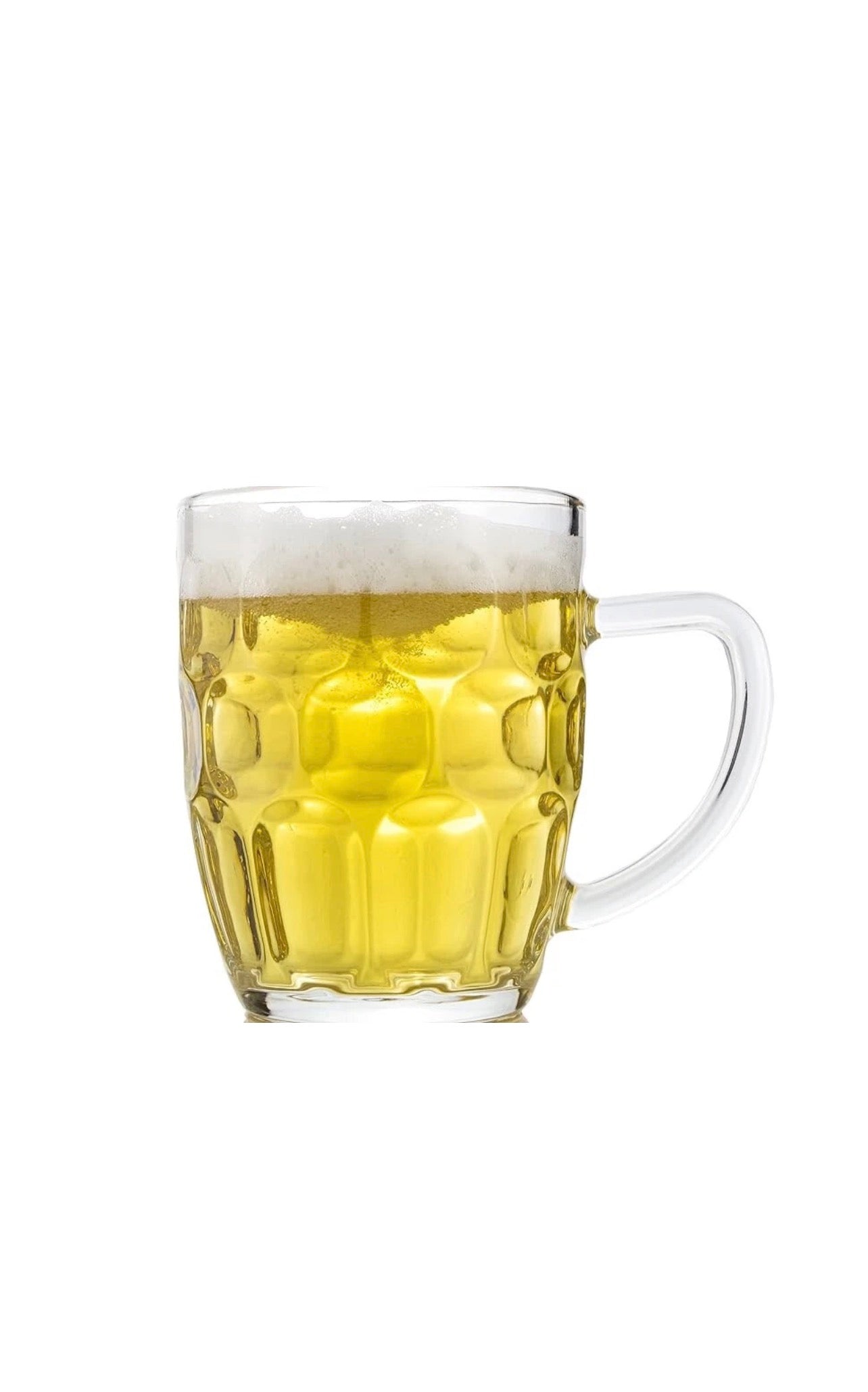 Dimple Stein Beer Mugs 19 Oz - Set of 2