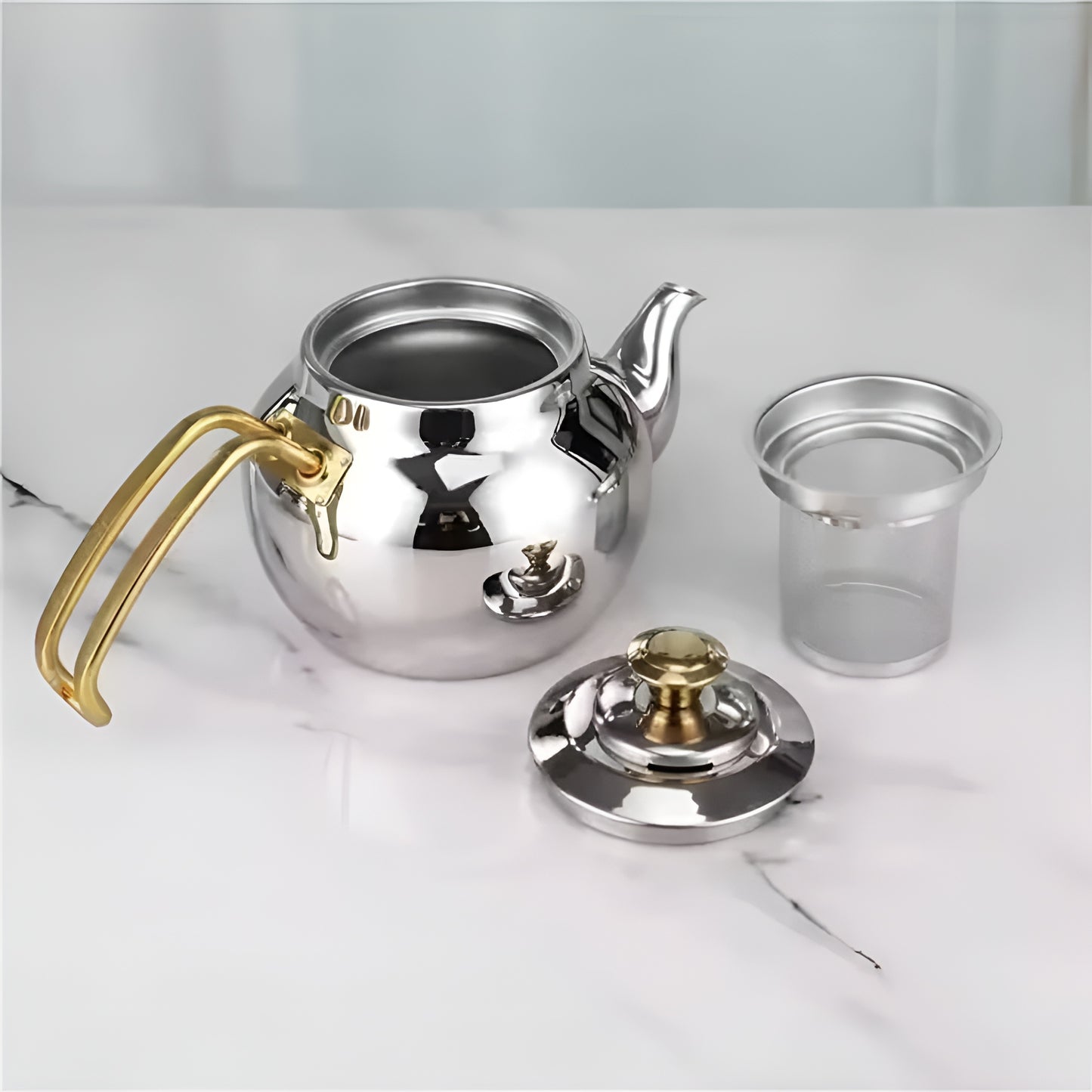Teapot with Filter 1.0/2.0L - Set of 2