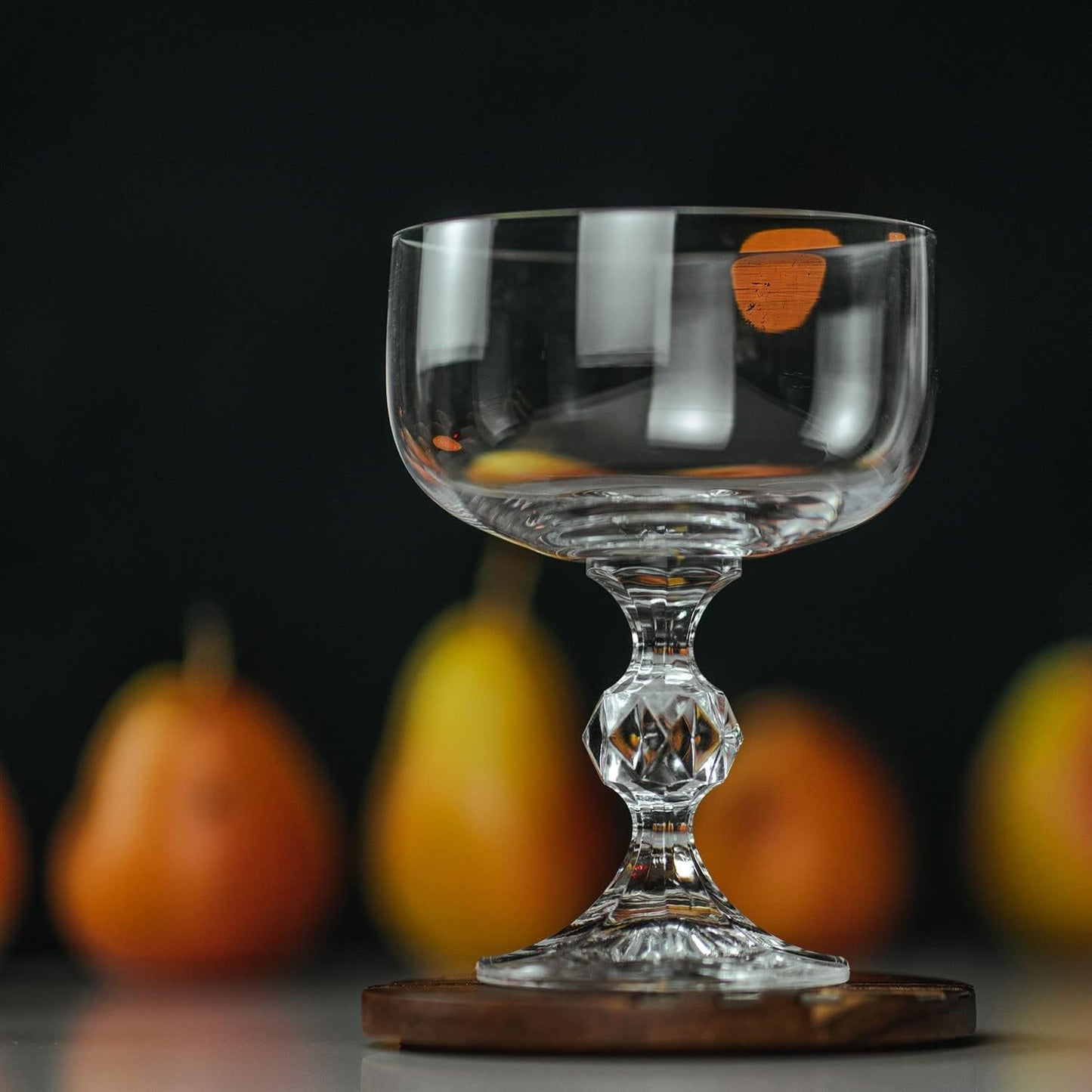 Crystal Coupe Cocktail Glasses 6.75 oz – Crystalex Claudia – Set of 6