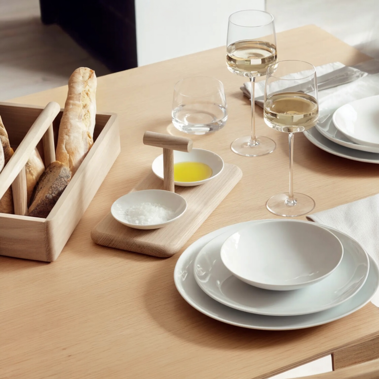 Crystal Stemless Wine Glasses 360ml - LSA Metropolitan- Set of 4