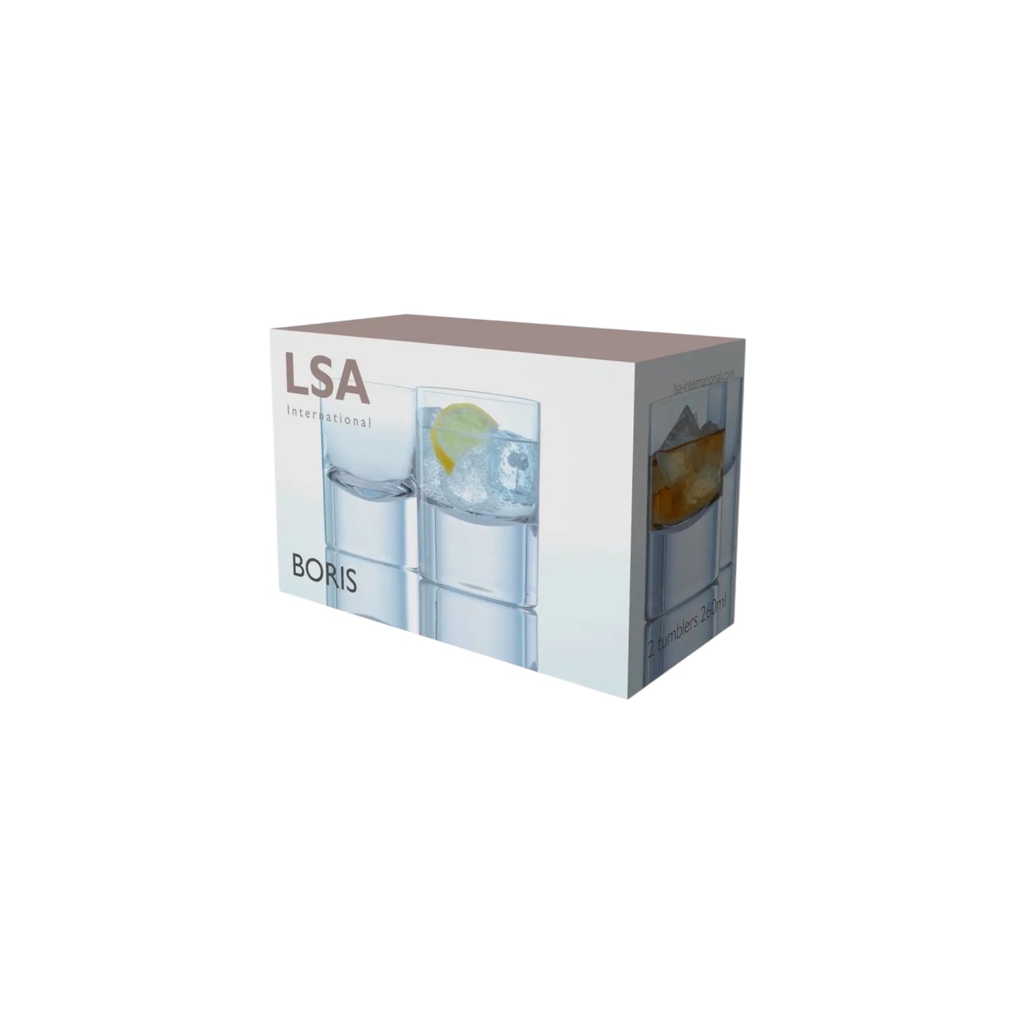 Old Fashioned Tumblers 8.5 oz - LSA Boris - Set of 2