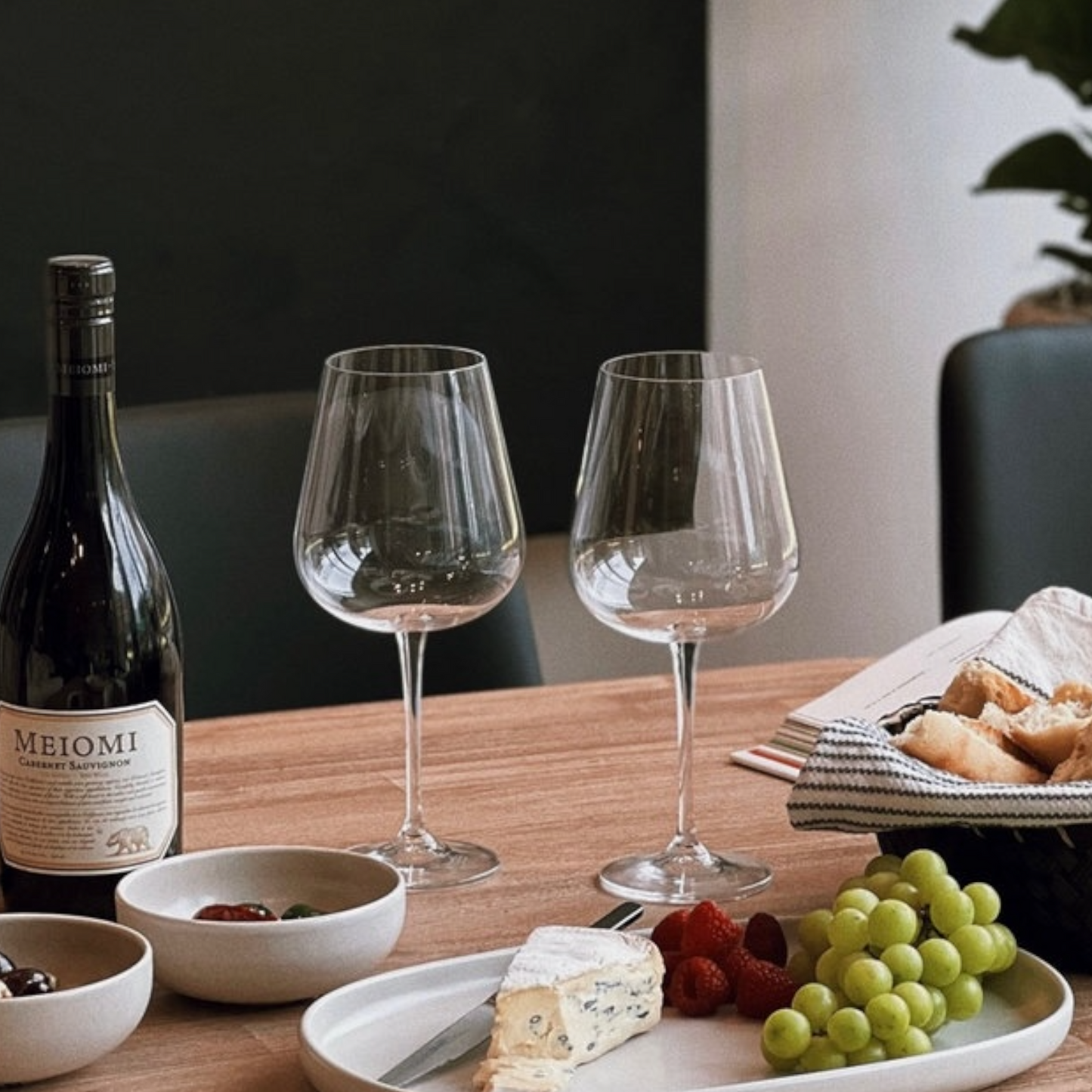 Crystal Red Wine Glasses 18 oz - Crystalex Ardea - Set of 6