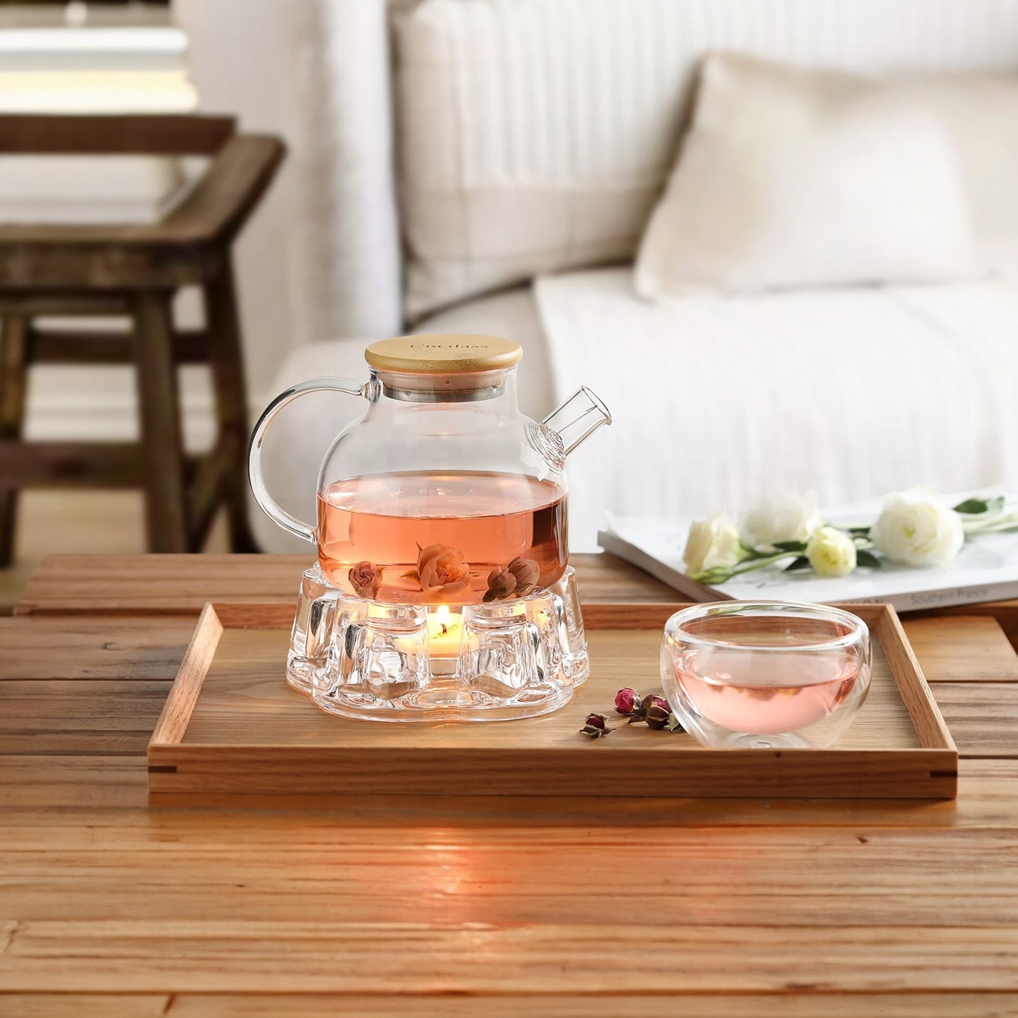 Glass Teapot Warmer - 1Piece
