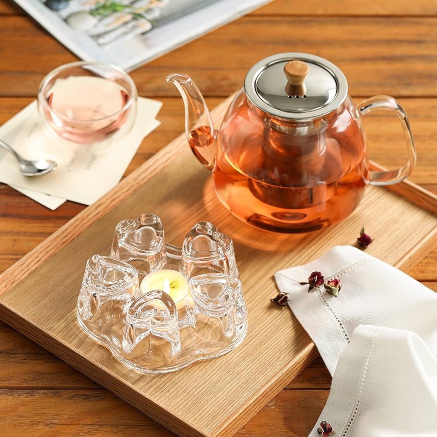 Glass Teapot Warmer - 1Piece