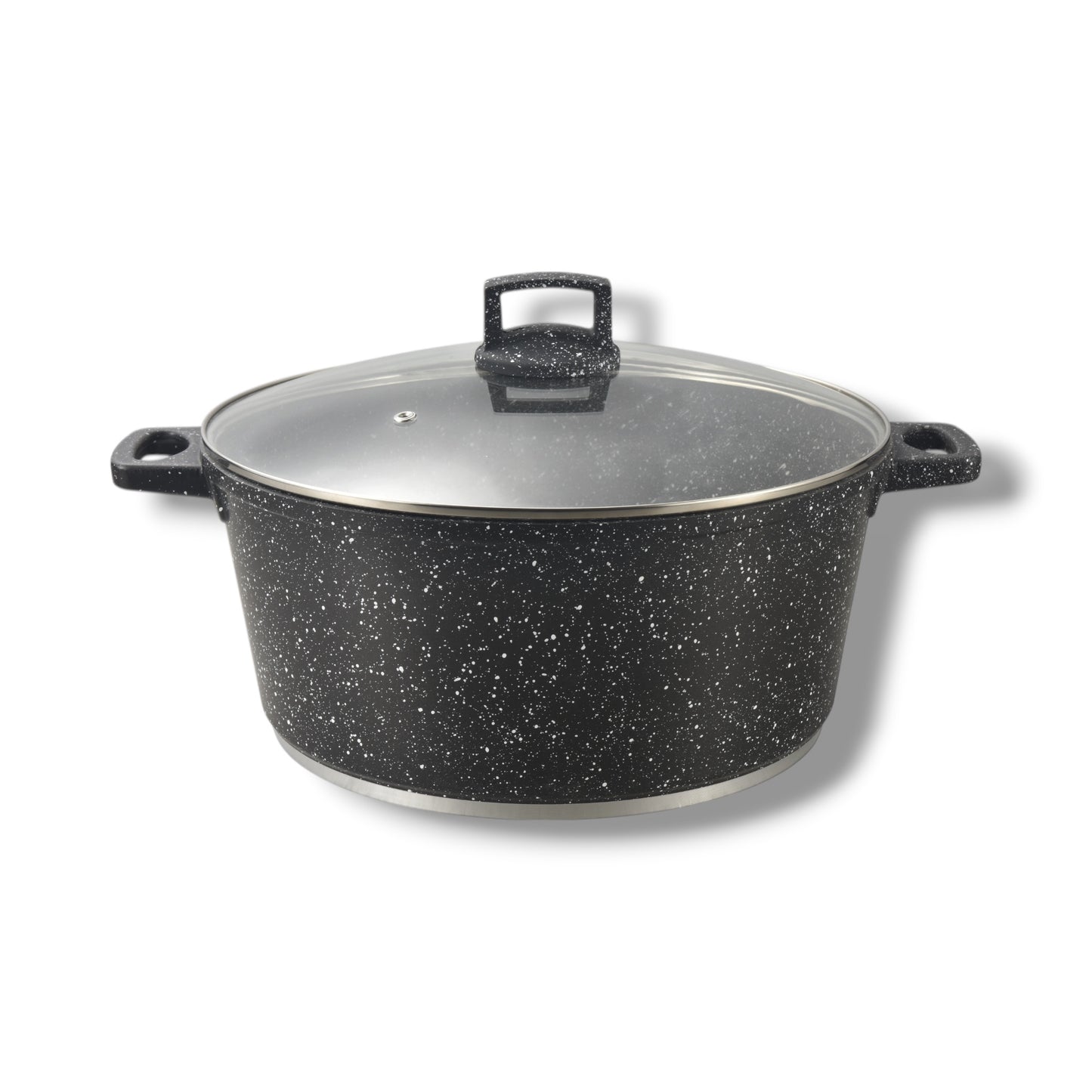 24cm Granite Non-Stick Casserole Pot with Lid – 4.5L, Induction Ready - UAKEEN - 1 Piece