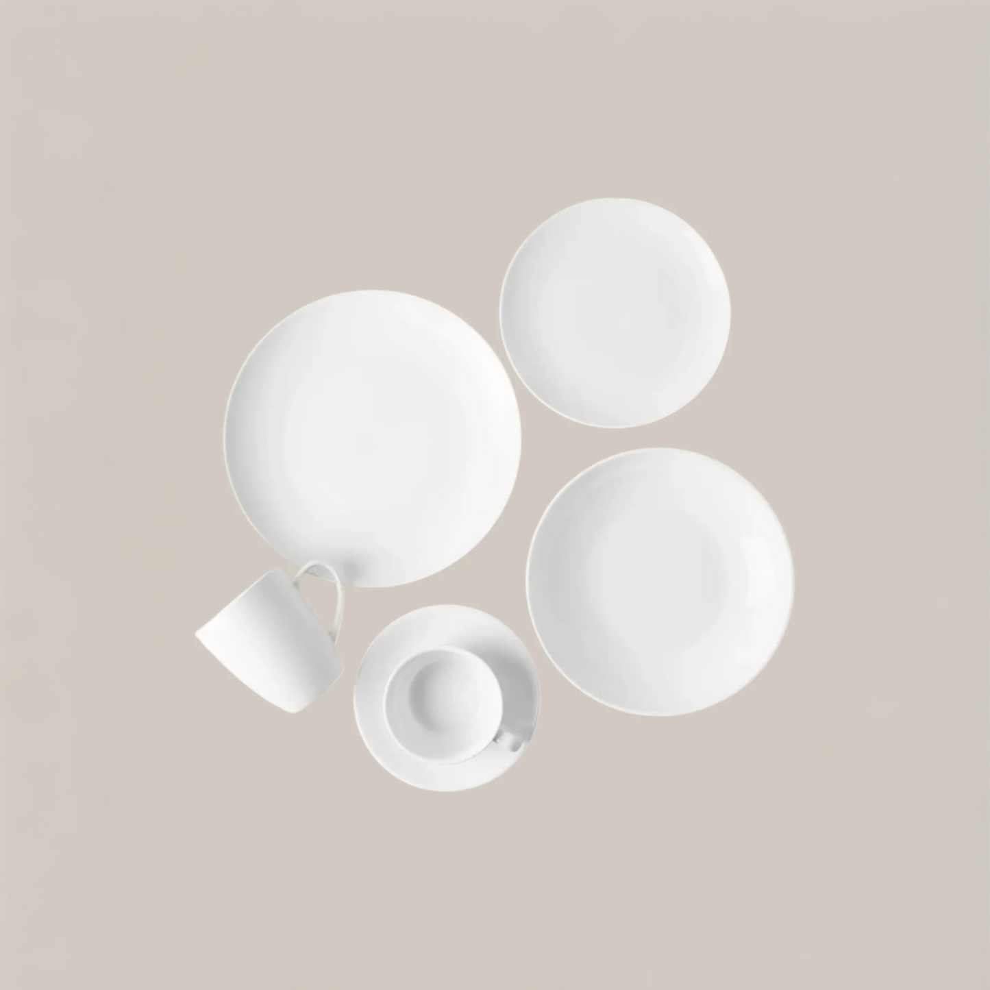Circular Plate Rimless 8/12 in - 1Piece