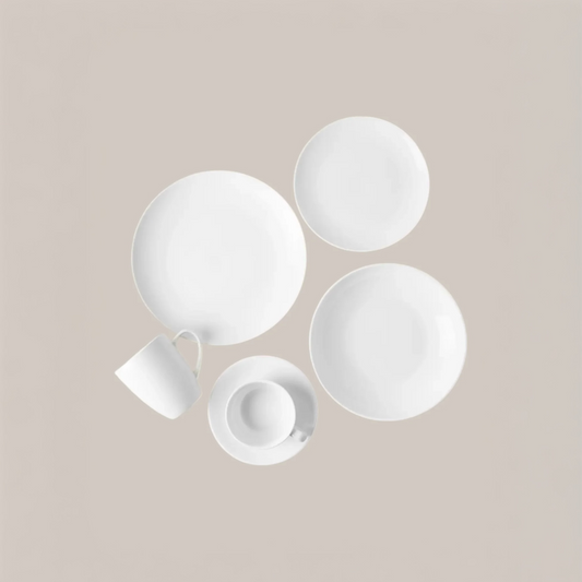 Circular Plate Rimless 8/12 in - 1Piece