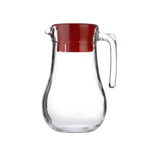 Noritazeh Maya Glass Jug with Red Lid — 1.2L