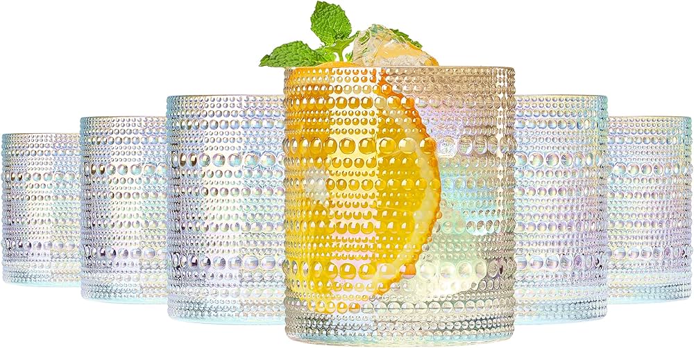 Samantha Pynn Hobnail Double Old Fashioned Glasses — Set of 4 | 285ml