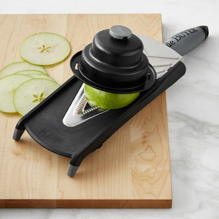 Mandoline Slicer – Adjustable 0.2–5mm, Fruit & Vegetable - de Buyer Kobra