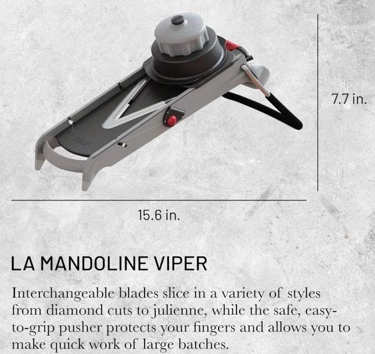 La Mandoline Viper – Stainless Steel Slicer & Dicer, Made in France - deBuyer Viper
