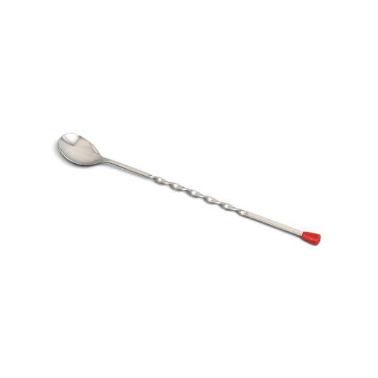 Stainless Steel Bar Spoon – 11" Twisted Shaft Cocktail Mixing Spoon