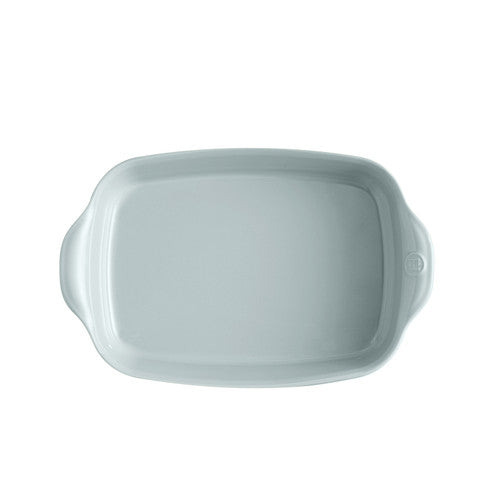Emile Henry Large Ecume Rectangular Baking Dish – Sea Foam Ceramic, Made in France