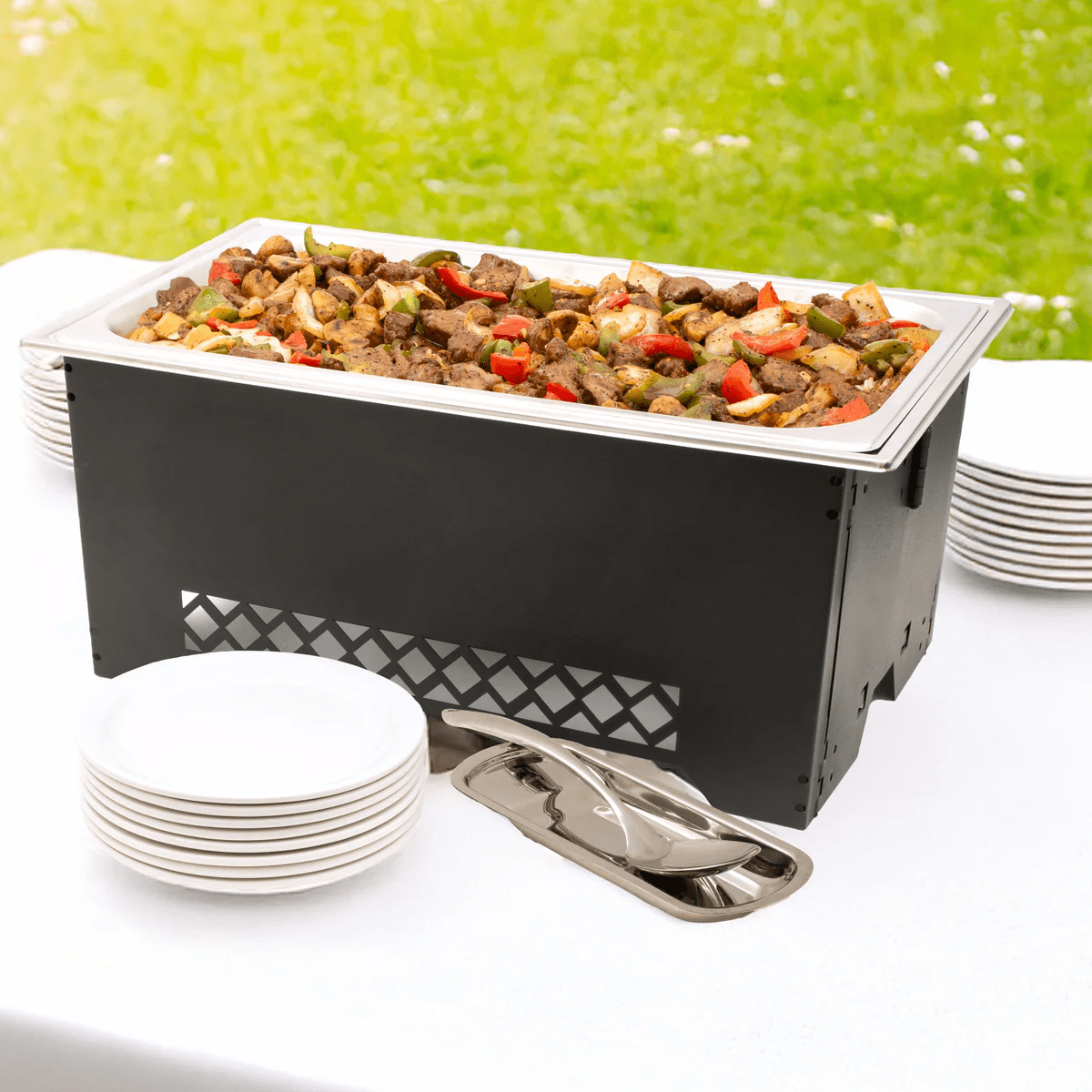 Collapsible Chafing Dish Kit 9 Qt - Browne Outdoor Catering