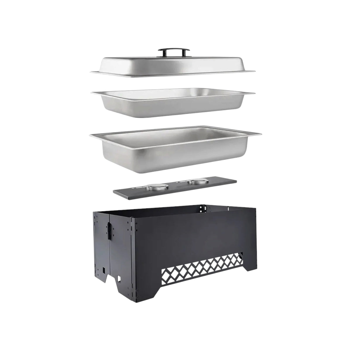 Collapsible Chafing Dish Kit 9 Qt - Browne Outdoor Catering