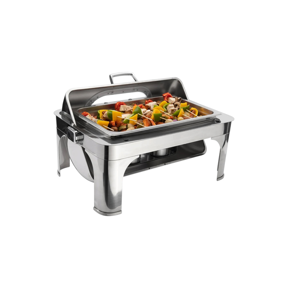 Rectangular Chafing Dish with Nautilus Window Lid 9 Qt - Browne Harmony