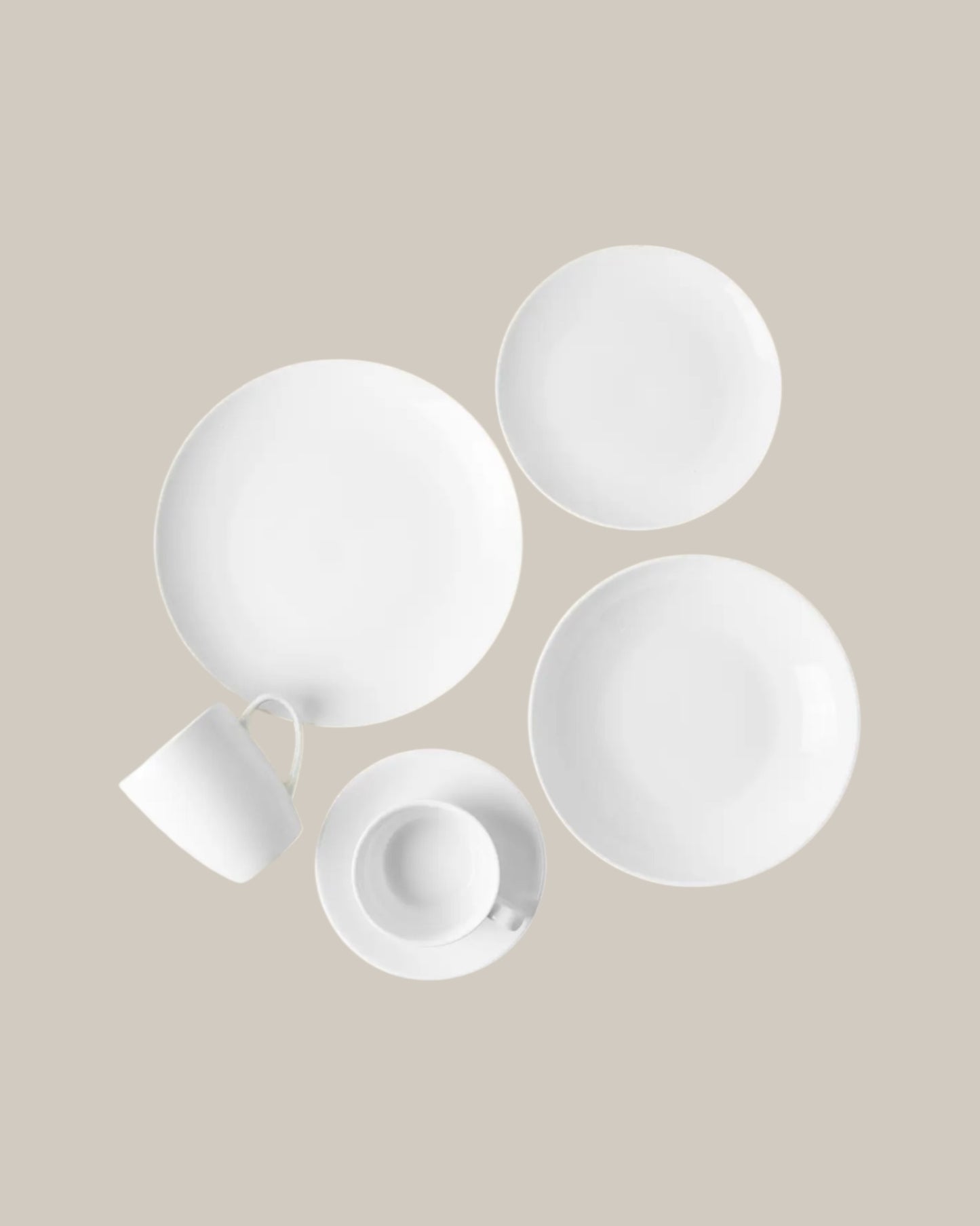Circular Plate Rimless 8/12 in - 1Piece