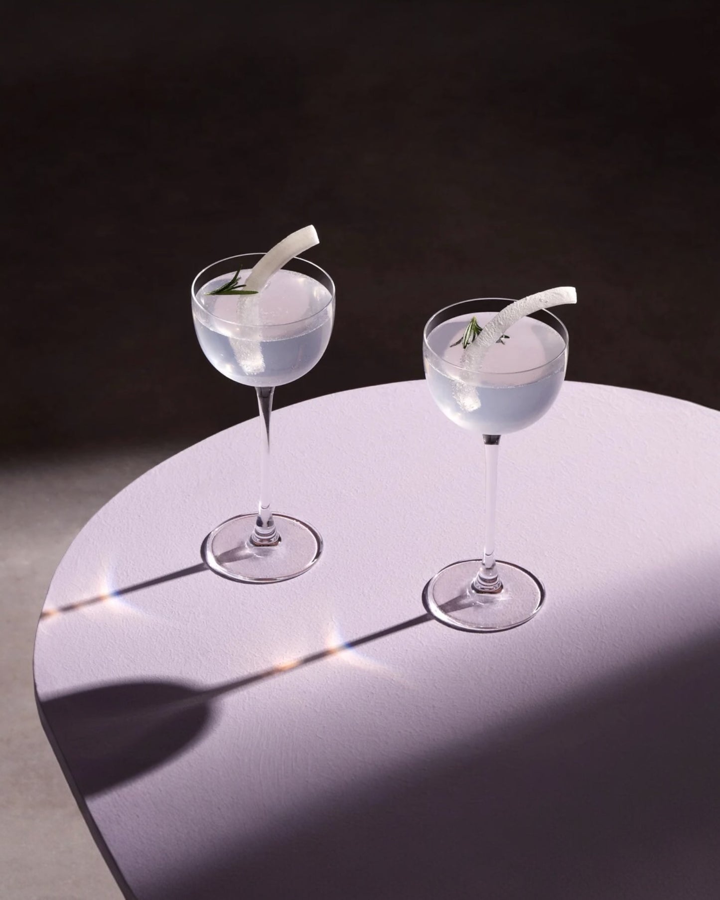 Crystal Nick & Nora Cocktail Glasses 4.5 oz - Nude Savage Pony - Set of 6