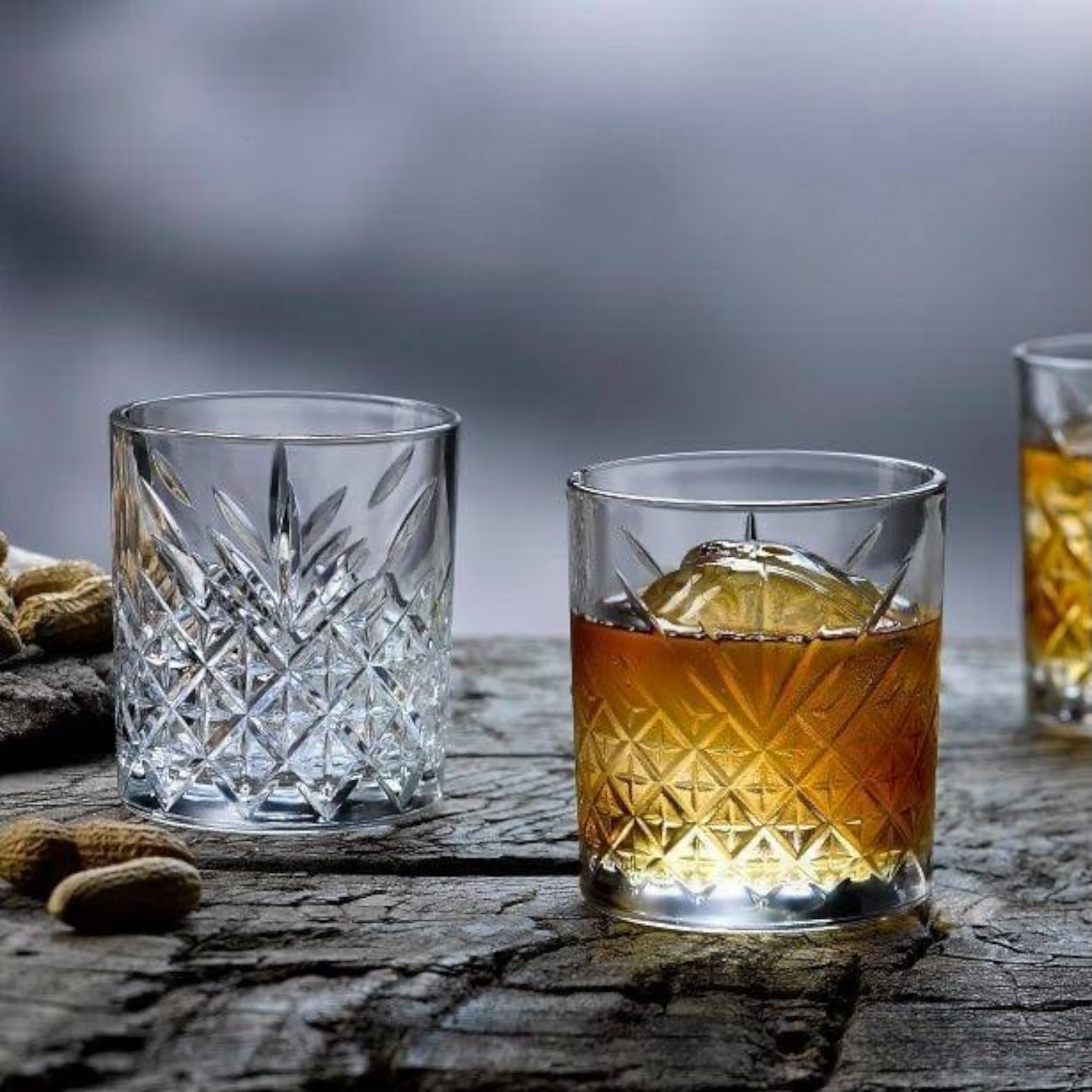 Whiskey Glasses 11.7 oz - PASABAHCE TIMELESS - Set of 12