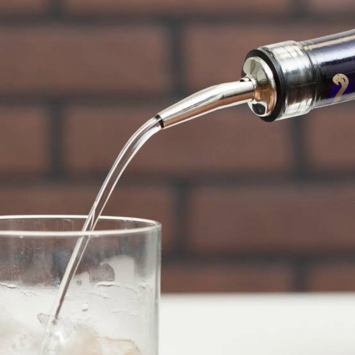 Stainless Steel Jet Pourer with Polycork | Precision Bottle Pour Spout for Home Bars - Set of 12