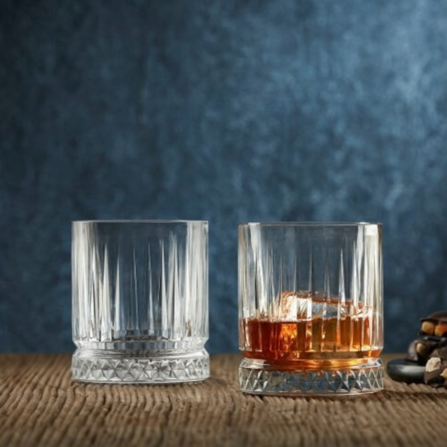 Double Old Fashioned Whiskey Glasses 12 oz - Pasabahce Elysia - Set of 6