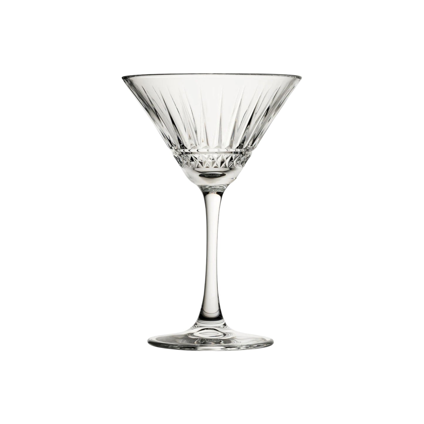 Ribbed Martini Glasses 7.5 oz - Pasabahce Elysia - Set of 12