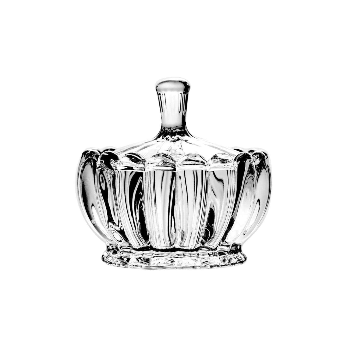 BLINKMAX Glass Sugar Bowl with Lid – 170 mL / 5.8 oz