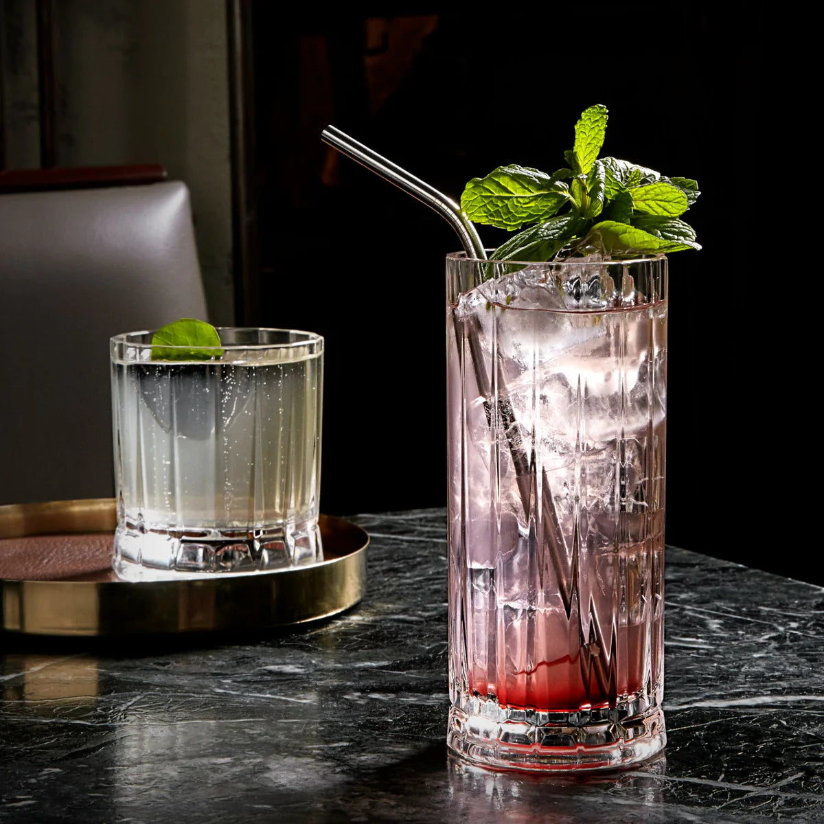 Crystal DOF Whisky Glasses 11.25 oz - Nude Wayne - Set of 6