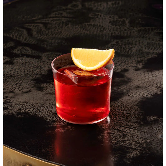 Crystal Low Ball Glasses 10 oz - Nude Savage - Set of 6