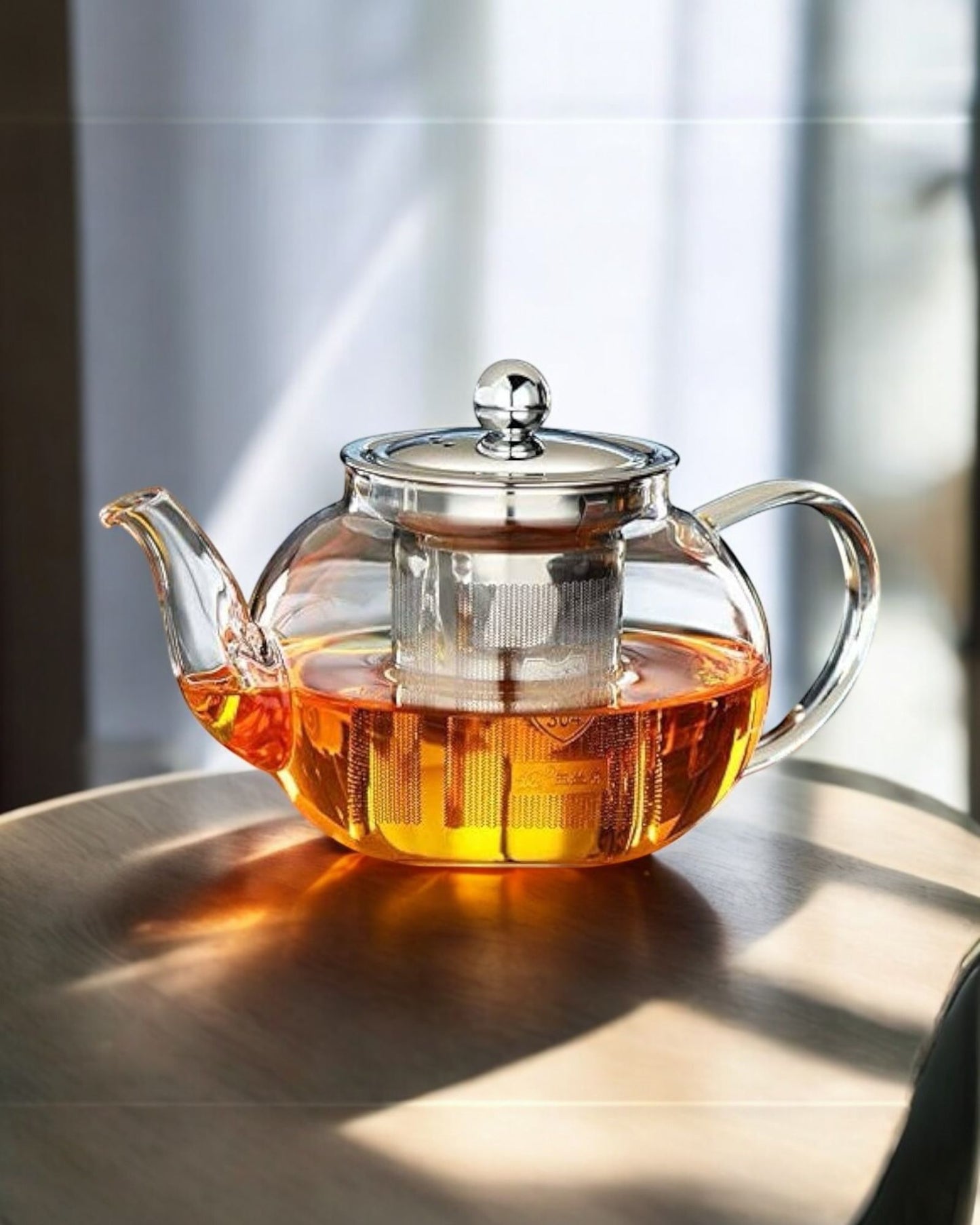 IKIDO Glass Teapot with Stainless Steel Infuser - 1 /Case